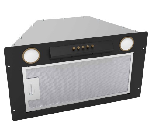 Вытяжка KORTING KHI 6631 RN, матовый черный/бронза