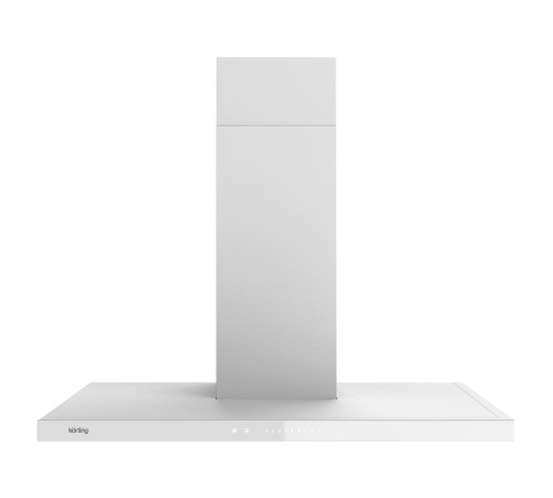Вытяжка KORTING KHC 9989 GW, белое стекло