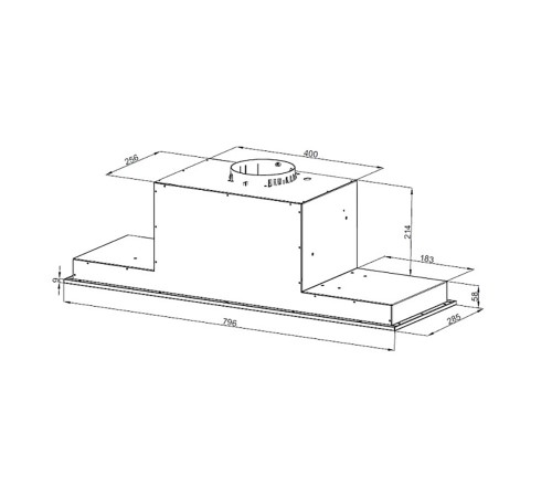Вытяжка KORTING KHI 9777 GN