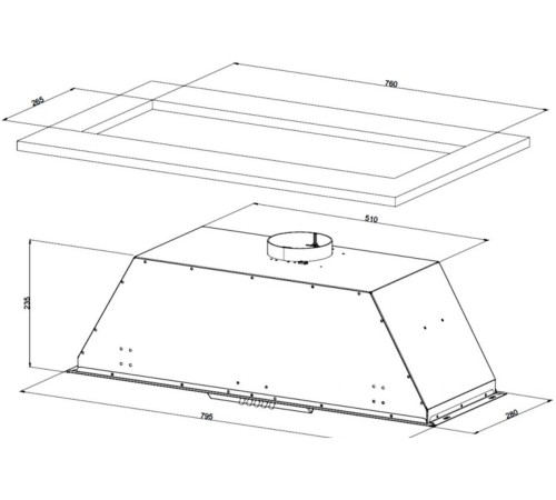 Вытяжка KORTING KHI 9931 N