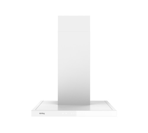 Вытяжка KORTING KHC 6989 GW, белое стекло