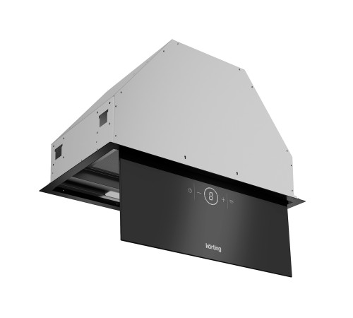 Вытяжка KORTING KHI 6828 GN, черное стекло
