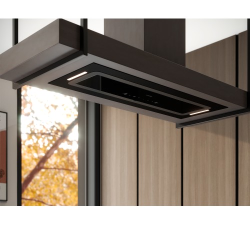 Вытяжка KORTING KHI 9099 ICGN, черное стекло