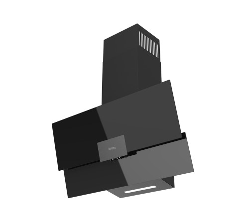 Вытяжка KORTING KHC 96373 BXGN, черное стекло
