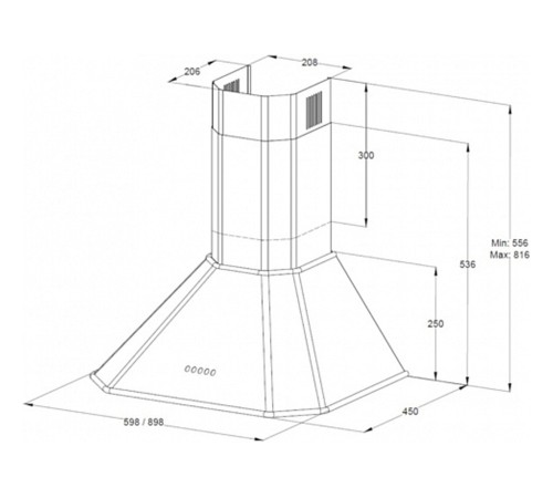 Вытяжка KORTING KHC 6839 RGB