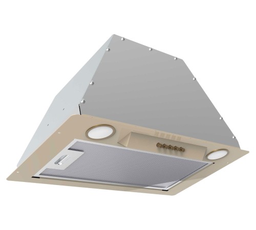 Вытяжка KORTING KHI 6631 RB, слоновая кость/бронза