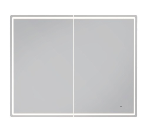 Шкаф навесной Геометрия Классик 1000 с зеркалом