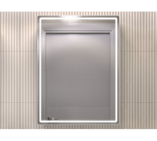 Шкаф навесной Геометрия Классик 1000 с зеркалом