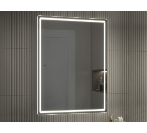 Шкаф навесной Геометрия Классик 1000 с зеркалом