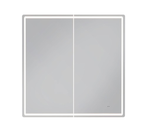 Шкаф навесной Геометрия Классик 1000 с зеркалом