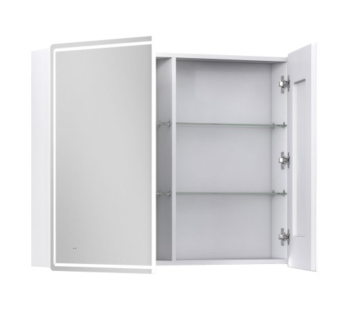 Шкаф навесной Геометрия Классик 1000 с зеркалом