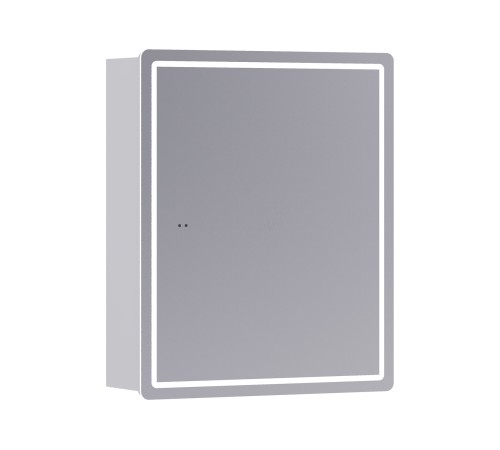 Шкаф навесной Геометрия Комфорт 500 с зеркалом
