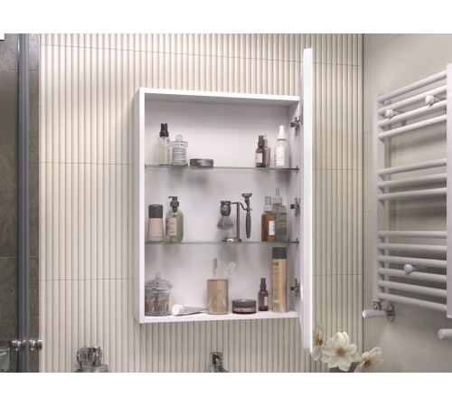 Шкаф навесной Геометрия Классик 1000 с зеркалом