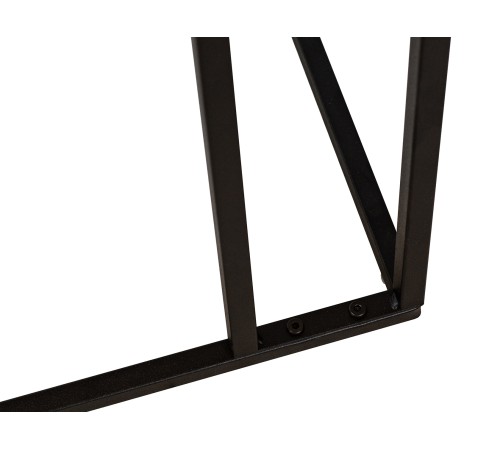 009574 Стол придиванный Бьюти Стайл 30, черный порторо/черный