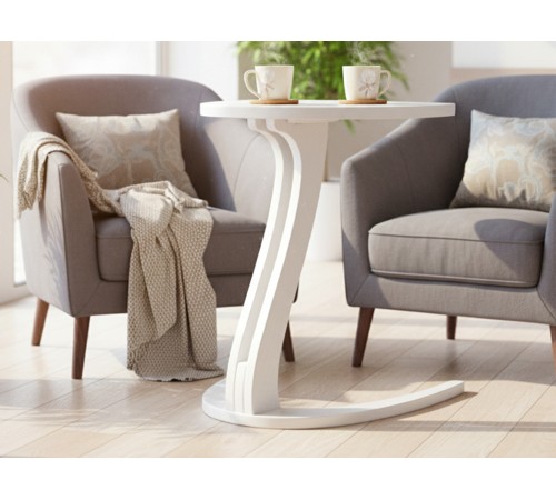 009766 Стол придиванный Рио 6, белый