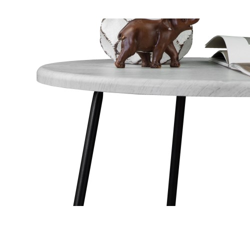 Стол журнальный BeautyStyle 14, дуб дымчатый/черный