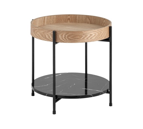 УТ000035347 Стол журнальный Спэйс, гевея/черный