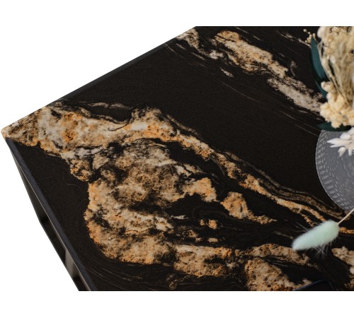 009574 Стол придиванный Бьюти Стайл 30, черный порторо/черный