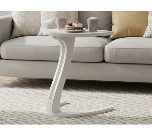 009766 Стол придиванный Рио 6, белый