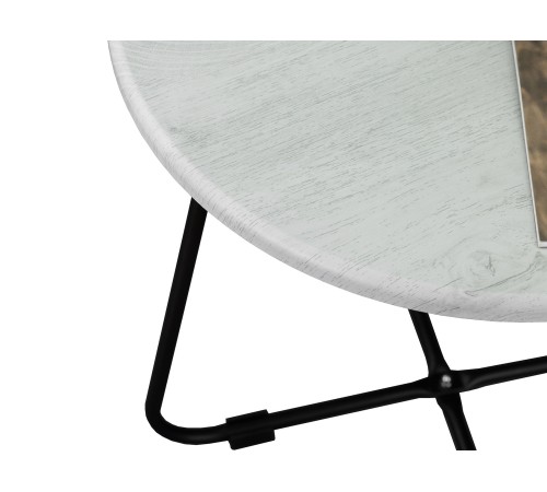 Стол журнальный BeautyStyle 14, дуб дымчатый/черный