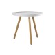 PP0016WBE Стол журнальный Талви, белый/бежевые ножки