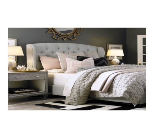 Дизайнерская кровать Ванесса: каретная стяжка