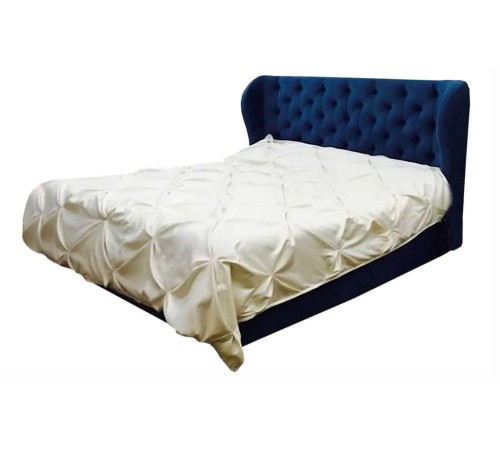 Дизайнерская кровать Болонья: каретная стяжка